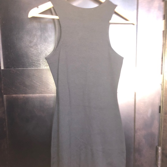 Black Striped Dress - Picture 3 of 3